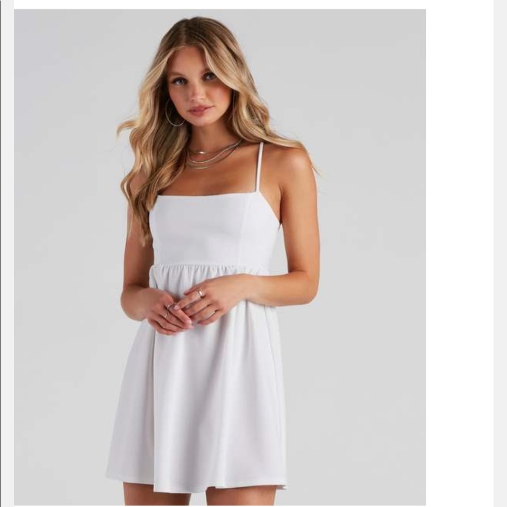 BRAND NEW w tags white babydoll dress from Windsor
